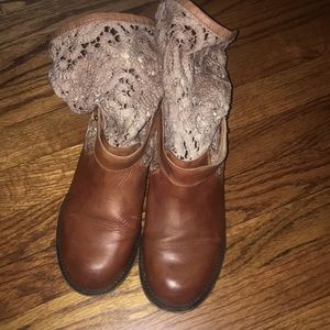 Free People "Crochet Beau" Boots